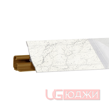 Плинтус для столешниц LB-23 RUS 3,0м 14 (6156) Мрамор марквина белый (3028м, 3028г/600)