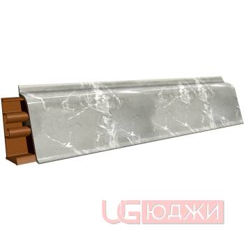 Плинтус для столешниц LB-38 RUS 3,0м 22 Мрамор марквина синий глянец (3034г, 735г, 923т/210)