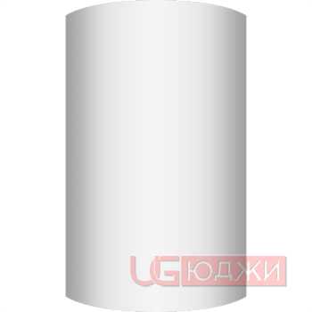 Фасад AcrylicMatt 18мм полукруглый R300мм высота 151-1000мм 001 Белый арктический матовый кромка цвет