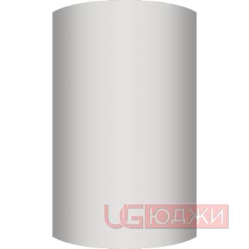 Фасад AcrylicMatt 18мм полукруглый R300мм высота 151-1000мм 002 Белый Монблан матовый кромка цвет