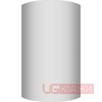 Фасад AcrylicMatt 18мм полукруглый R300мм высота 151-1000мм 002 Белый Монблан матовый кромка цвет