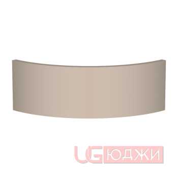 Фасад AcrylicMatt 18мм полукруглый R300мм высота 80-150мм 004 Капучино матовый кромка цвет