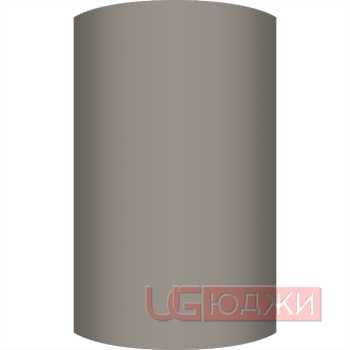 Фасад AcrylicMatt 18мм полукруглый R300мм высота 151-1000мм 006 Серый шторм матовый кромка цвет