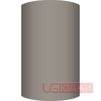 Фасад AcrylicMatt 18мм полукруглый R300мм высота 151-1000мм 006 Серый шторм матовый кромка цвет