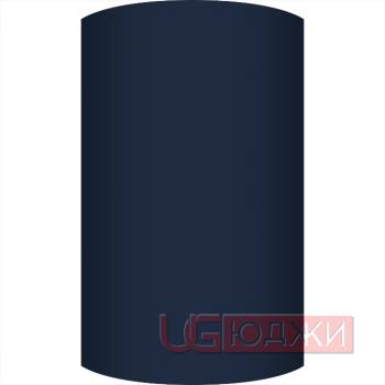 Фасад AcrylicMatt 18мм полукруглый R300мм высота 151-1000мм 010 Ультрамарин матовый кромка цвет