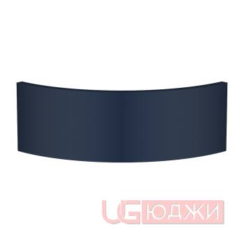 Фасад AcrylicMatt 18мм полукруглый R300мм высота 80-150мм 010 Ультрамарин матовый кромка цвет