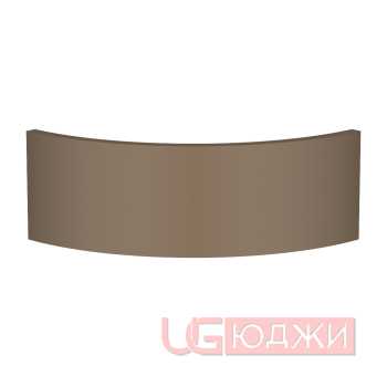Фасад AcrylicMatt 18мм полукруглый R300мм высота 80-150мм 011 Хайтек бежевый матовый кромка цвет