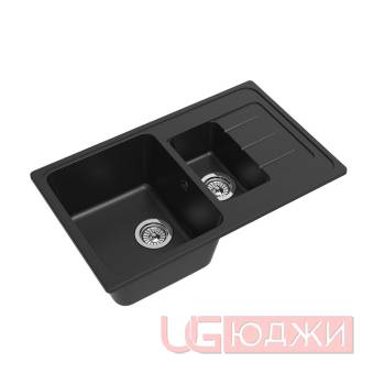 Мойка Quartz Церера 773х475мм Гризаль