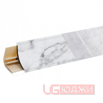 Плинтус для столешниц LB-15 RUS 3,0м 15 (6184)  Мрамор белый (0437м, 0920м, 2349м, 3027м, 3027г, 730м, 730г, 2341м/600)