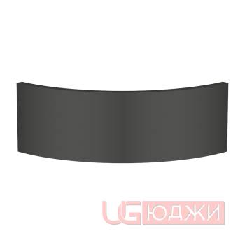 Фасад EvoSoft 18мм полукруглый R300 высота 80-150мм EVS002 Серый базальт кромка цвет