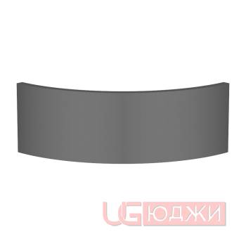 Фасад EvoSoft 18мм полукруглый R300 высота 80-150мм EVS008 Холодный жемчуг кромка цвет