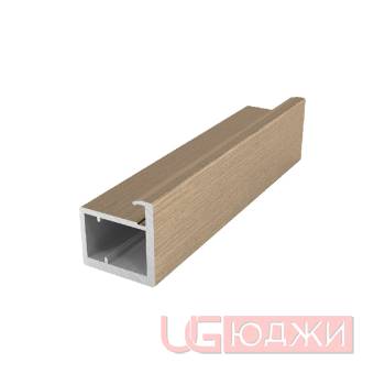 Профиль рамочный Con Bisagras TORO 3,0м, Латунь браш