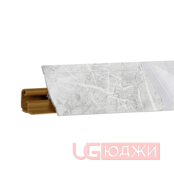 Плинтус для столешниц LB-23 RUS 3,0м 53 Мрамор Лацио белый (056ам, 2342ам/6014)