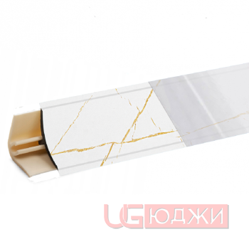 Плинтус для столешниц LB-15 RUS 3,0м 65 Белый Каспий (3124м, 734г/600)