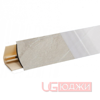 Плинтус для столешниц LB-15 RUS 3,0м 16 (675) Мрамор бежевый светлый (100м, 100г, 711г/6015)