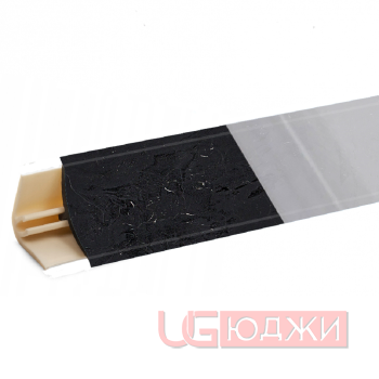 Плинтус для столешниц LB-15 RUS 3,0м 89 Мрамор лацио чёрный (2343м/619)