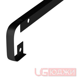 Планка соединительная Т-образная 1200х38мм R9, ЧЁРНАЯ матовая