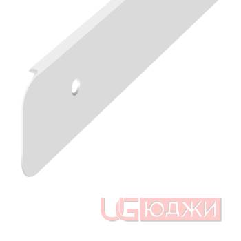 Планка торцевая 1200х38мм R9, БЕЛАЯ матовая