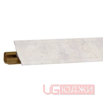 Плинтус для столешниц LB-23 RUS 3,0м 133 Мрамор серебристый (6035м/6084)