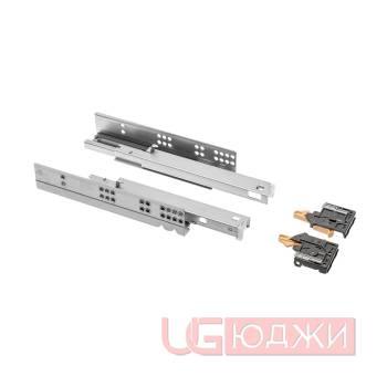 Направляющие MODERN SLIDE GTV 550мм полного выдвижения с доводчиком