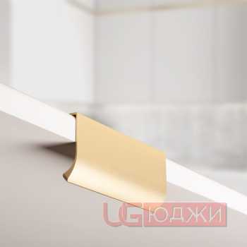 Ручка профильная 96/150мм, золото матовое