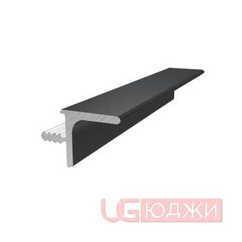 Профиль врезной для верхней базы Gola Limbo, Чёрный муар
