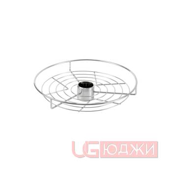 Полка центральная D=350мм, хром