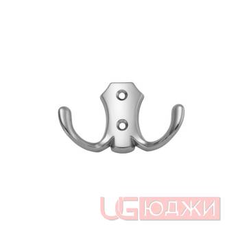 Крючок мебельный 2-х рожковый WP8904/К203, хром