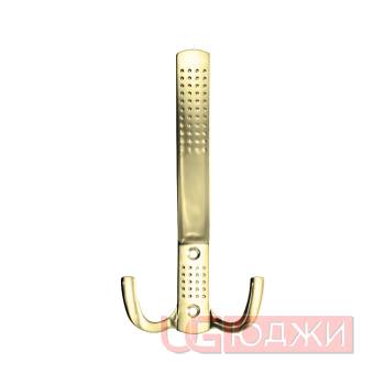 Крючок мебельный 3-х рожковый WP1103/К305, золото