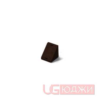 Монтажный уголок с крышкой №10, светло-коричневый 22х22мм (300шт.упак.)