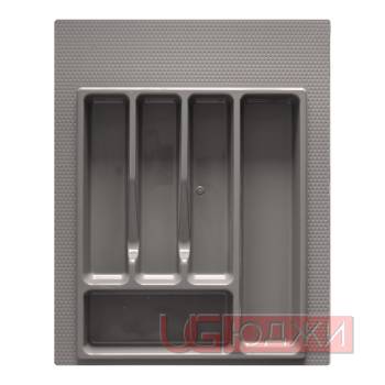 Лоток для столовых приборов 400-450, серый