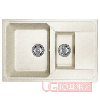 Мойка Bamboo Кардинал 760К Серый