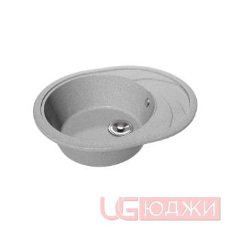 Мойка Cosmos Процион 570х460мм Туманный агат глянцевая