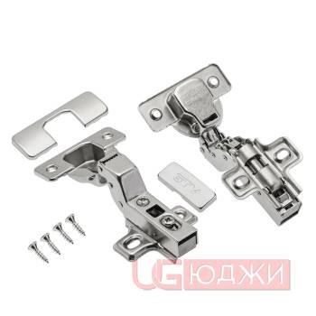 Петля мебельная 110гр. GTV вкладная с доводчиком