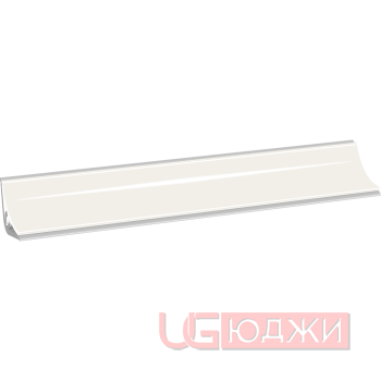 Плинтус для столешниц LB-15 3,0м 6056 белый глянец (10г/600)
