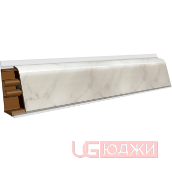 Плинтус для столешниц LB-37 3,0м 340 Мрамор белый (3027м, 3027г, 930м/476)