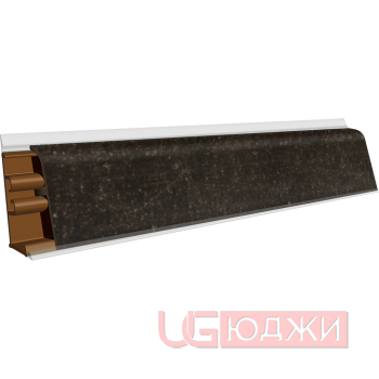 Плинтус для столешниц LB-37 3,0м 6078 Мрамор де Мази тёмный(064м/339)