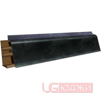 Плинтус для столешниц LB-38 3,0м 688 Гранит чёрный (3052м, 3052г, 3125м, 34м, 34г, 541м/459)