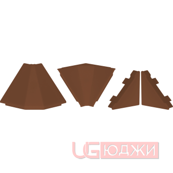 Комплект заглушек, коричневый