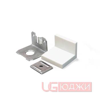 Навес универсальный L-образный, белый