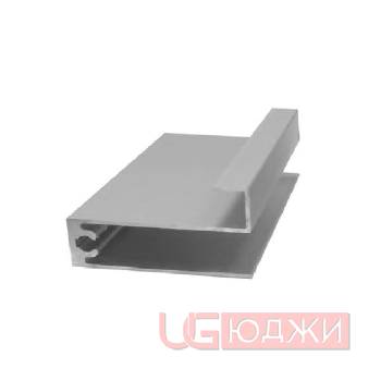 Горизонтальный нижний профиль Elephant 5,9м, хром матовый