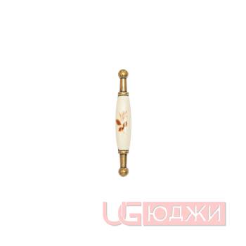 Ручка фарфор UP-21 96мм, дубок