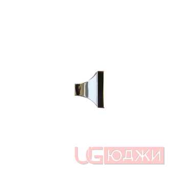 Ручка-кнопка с кристаллами 27х27мм, хром