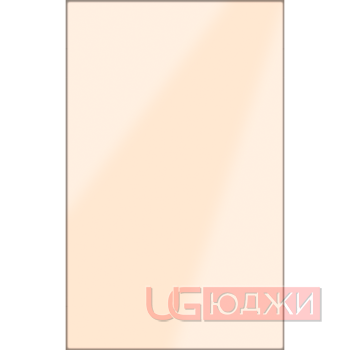 Фасад EvoGloss 18мм P102/605 Кремовый кромка цвет