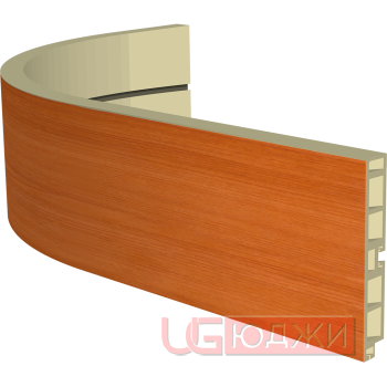 Закругленный цоколь H-100мм, вишня (7)