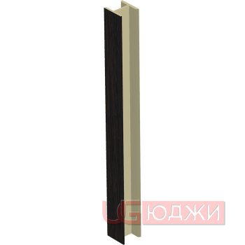 Соединительный уголок 180гр. H-100мм, венге (4.1)