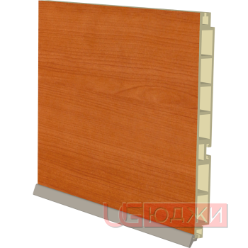 Цоколь пластиковый H-150мм 4,0м, вишня (7)