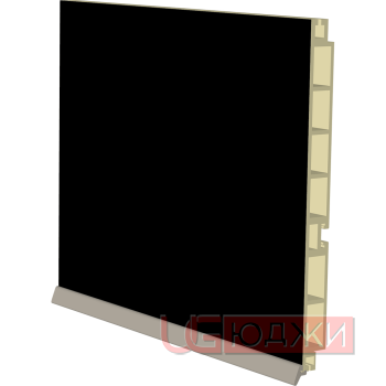 Цоколь пластиковый H-150мм 4,0м, чёрный (11.1)