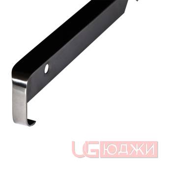 Планка угловая 600х28мм R3 Левая, полированная сталь