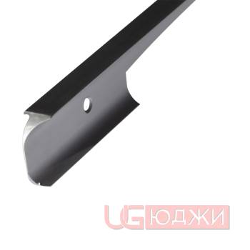 Планка угловая 600х28мм R9, матовая